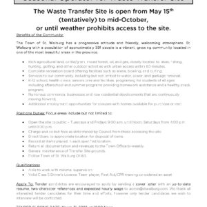 Waste Transfer Site Operator